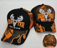 HUNTER/BIG BUCK Hat [Camo Flames on Bill]